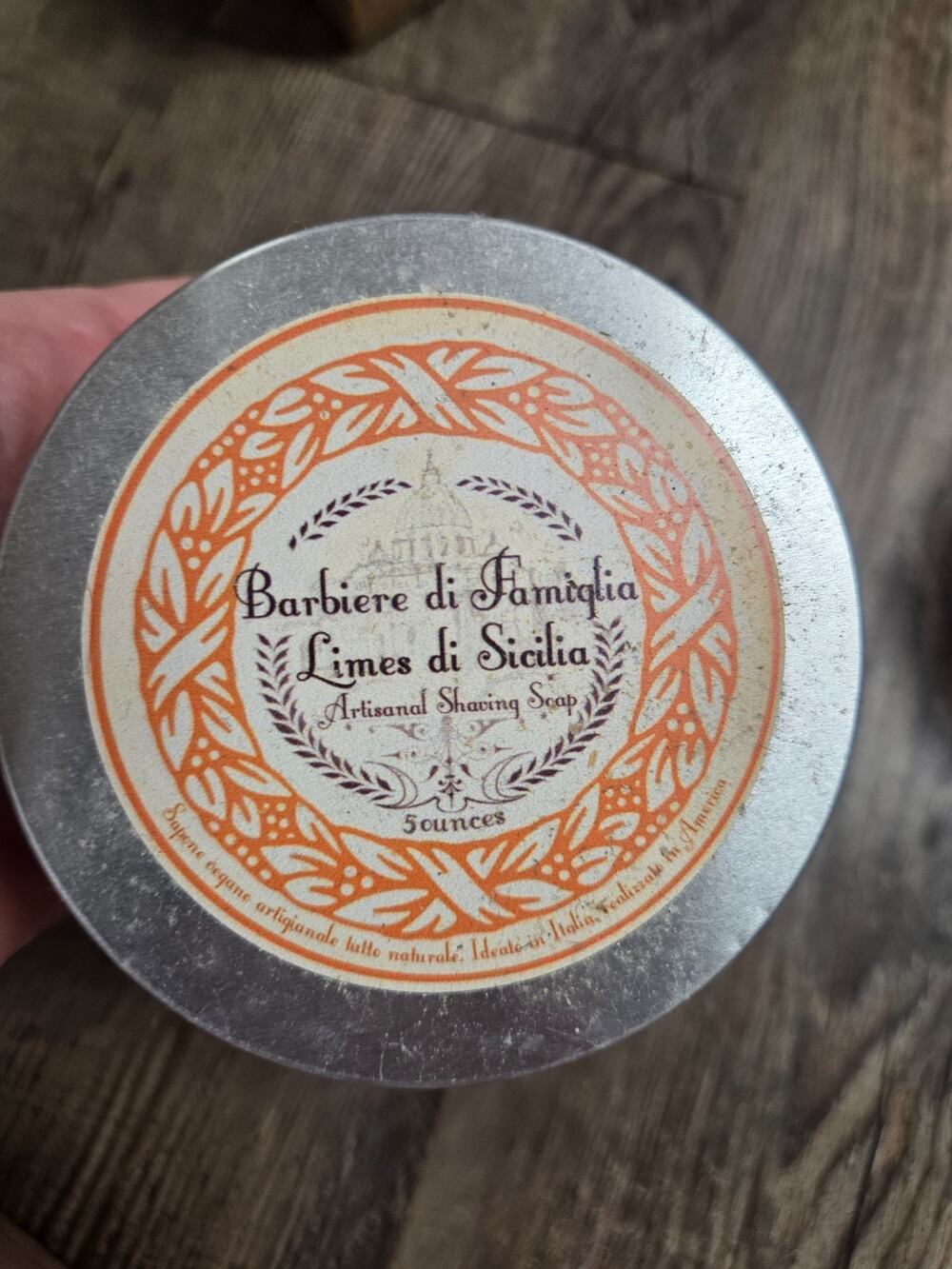 Ariana + Evans Barbiere di Famiglia Limes Di Sicilia Shaving Soap 5oz